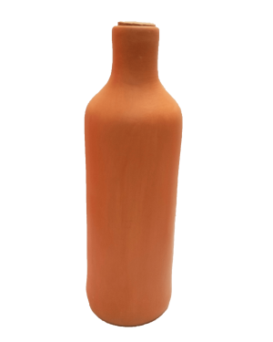 Round water bottle plain big - 3