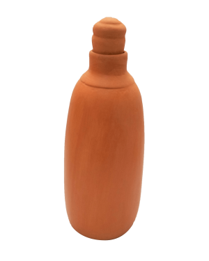 Round Water Bottle Plain Small - 2