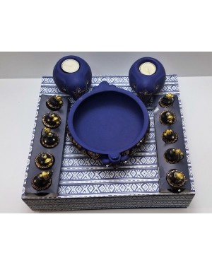 String Bells, Urli & Elephant tealight set