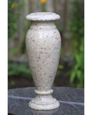 White Granite Vase