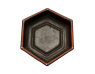 Black hexagon urli (Large) - 2